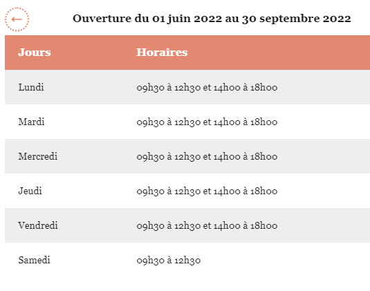 horaire office 2